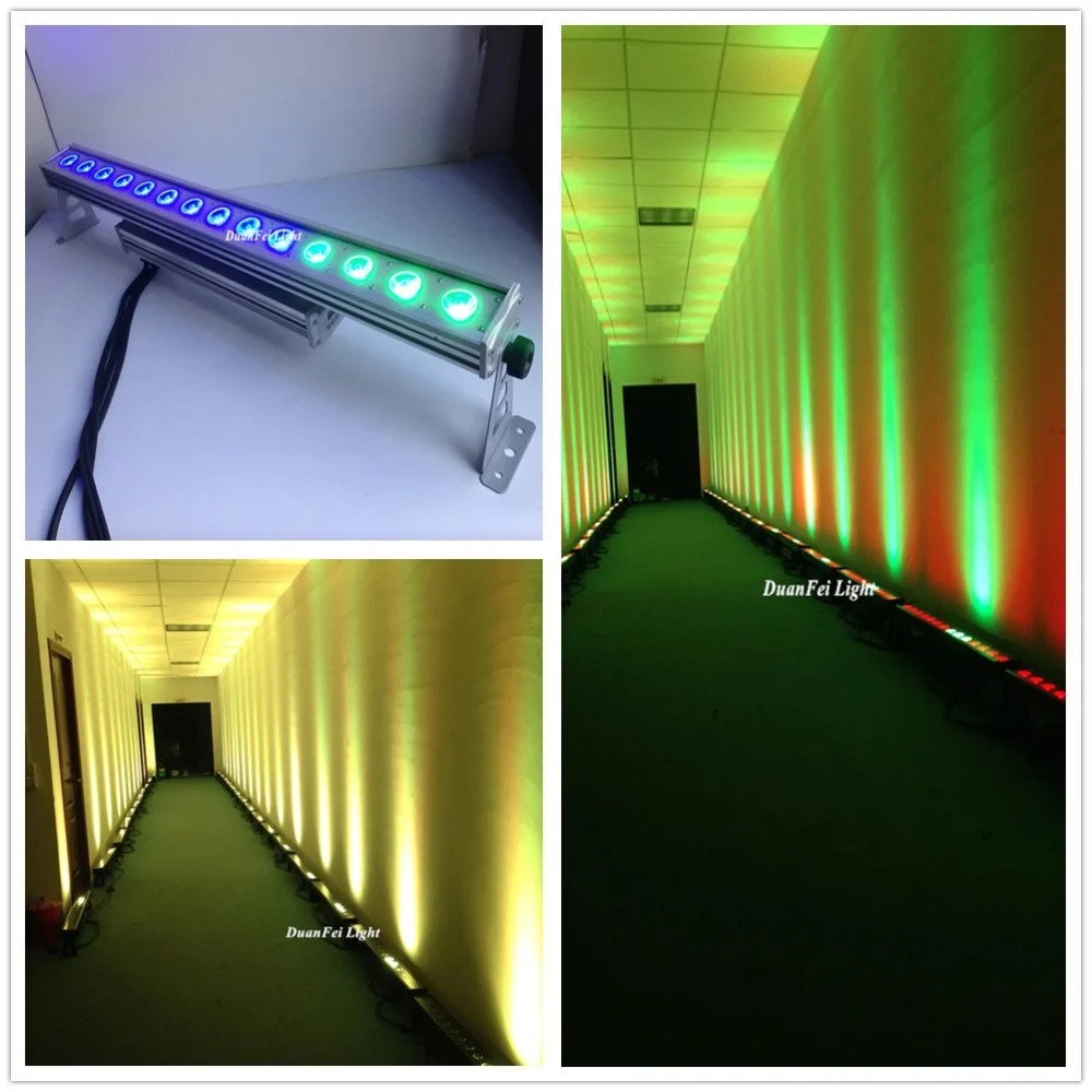 2 unites 14*30W COB outdoor led wall washer 3in1 led washer light bar