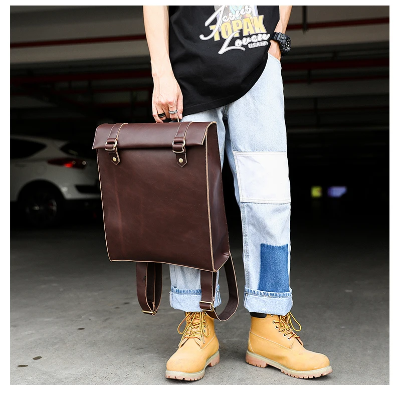 Tidog модный ретро повседневный тренд мужской рюкзак