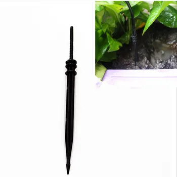 

50pcs Black Straight Arrow Dripper Connect 3/5mm Hose Micro Drip Irrigation Fittings Drops of Arrows Potted Plant Watering Tools