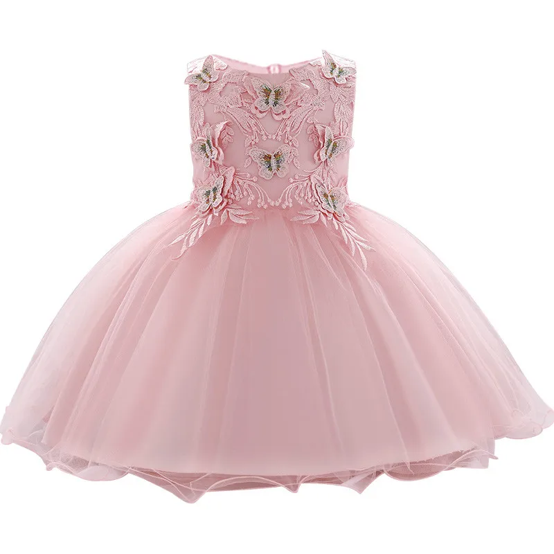 Кружевная одежда с блестками для девочек платье для новорожденных Детская праздничная одежда костюм принцессы с юбкой-пачкой для девочек от 0 до 2 лет, платья для дня рождения
