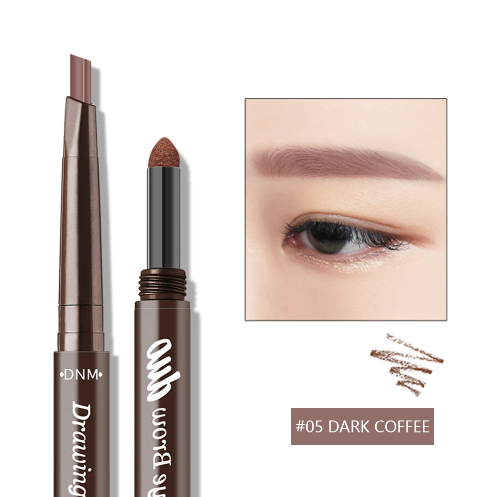 

Manooby 5 Color Double Head Eyebrow Pencil Long Lasting Waterproof Eyebrow Pencil Eye Make Up Multi-Functional Makeup Tools