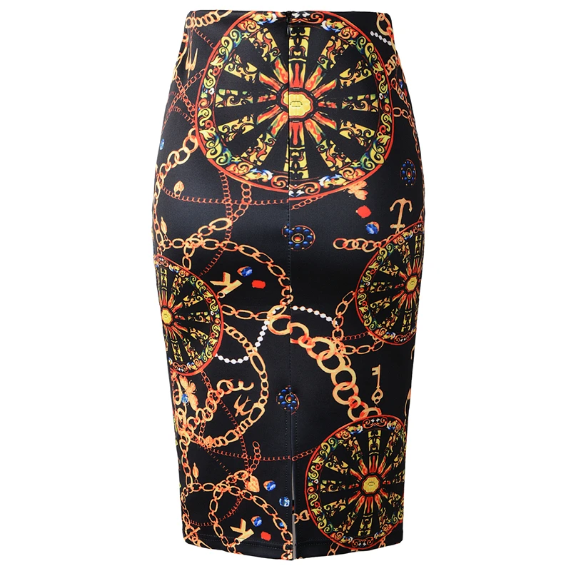 Женская юбка карандаш с высокой талией средней длины|waist skirt|high waist skirtmidi high skirt |