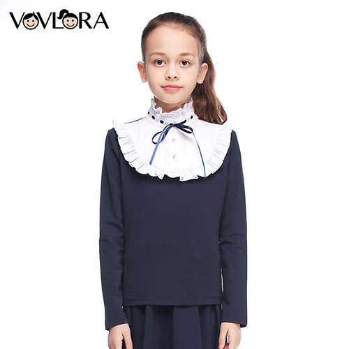 Weixinbuy Toddler Baby Girls Lotus Sleeve Solid Ruffled T-shirt Tops Blouse Tee
