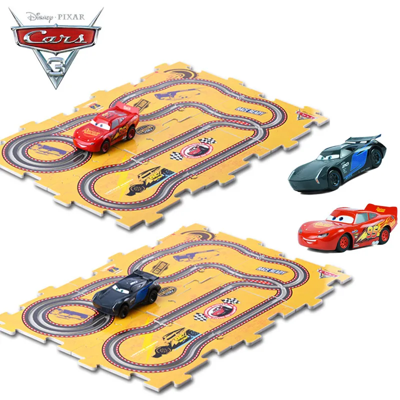 Disney Pixar Cars 3 Mcqueen Jackson 1pc Electric Slot Tracks Cars Toys