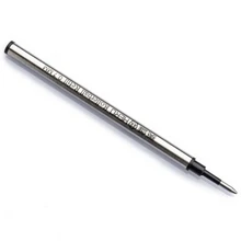 12 шт./лот Премиум 0.7 мм Металл ствола роллер заправки высокое качество Ручка-роллер пополнения черные чернила ровный почерк