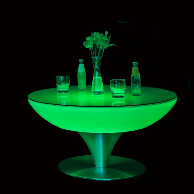 SK-LF18 (D80*H56cm)  Led Bar Table Illuminous Glowing Coffee Table Lighting Waterproof IP65 Rechargeable for Party Event 2pc/Lot