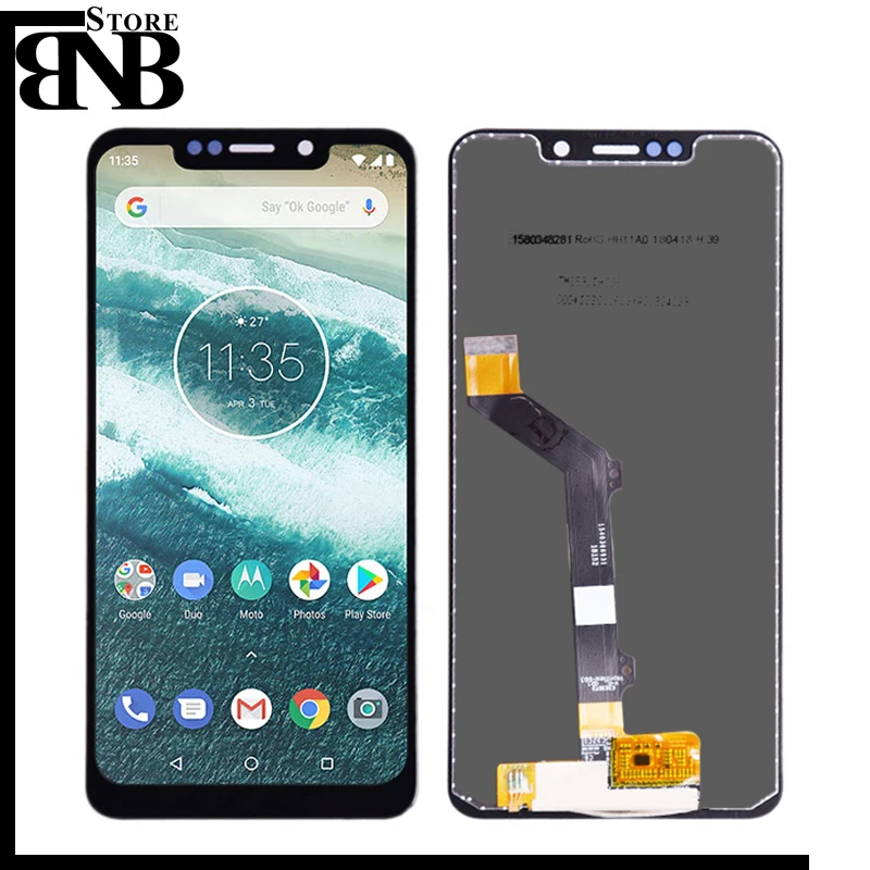 ЖК экран и сенсорный 5 9 дюйма в сборе для Motorola Moto One P30 Play xt1944|Экраны мобильных