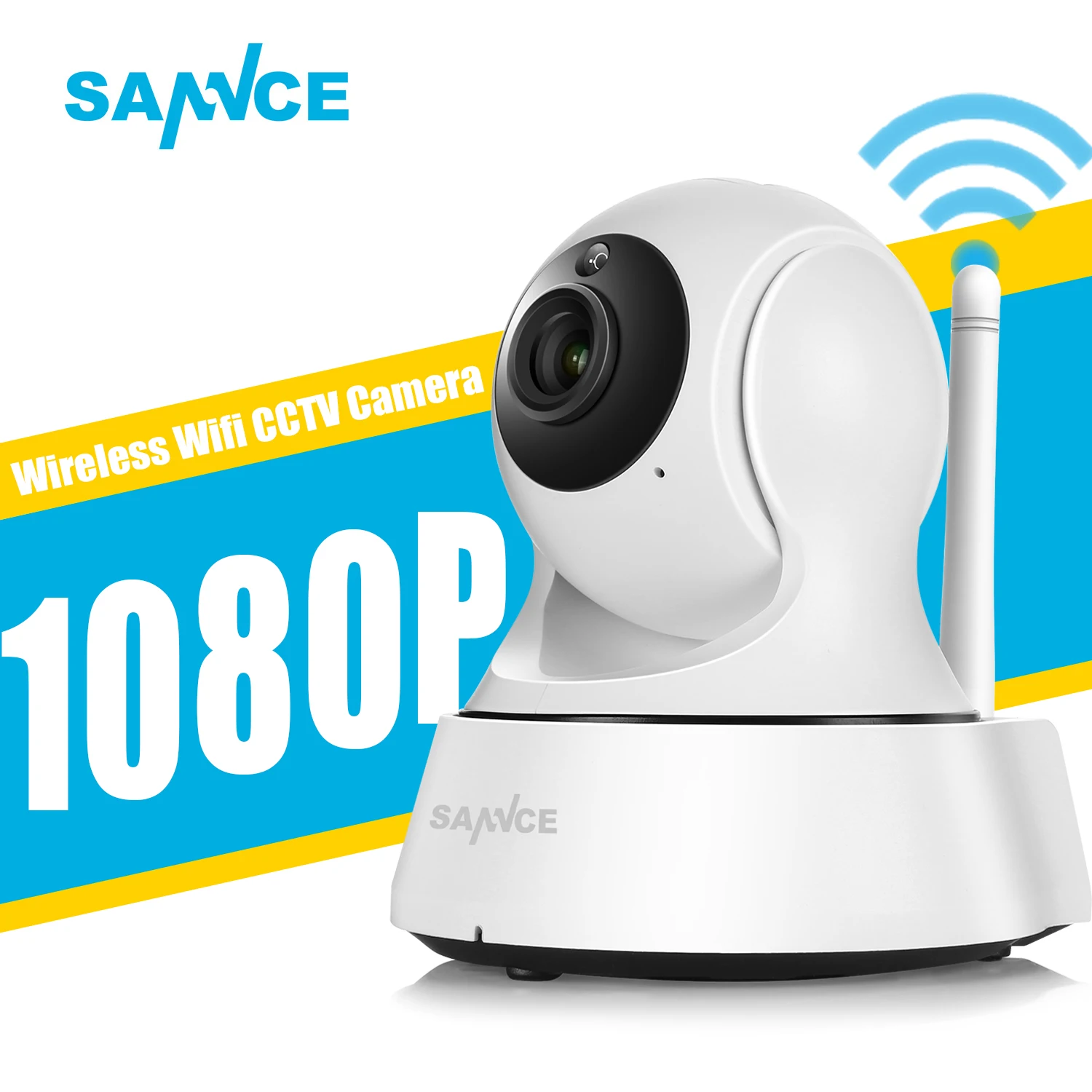 SANNCE Mini 1080P Wireless Wifi Night Vision Onvif IR Night Vision Sucurity IP Camera Wi Fi