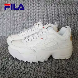 FILA Disruptor II 2 цвета: золотистый, серебристый летние кроссовки для бега спортивная обувь для мужчин дышащая Zapatillas женщин Увеличение Спортивная