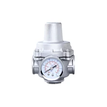 Клапан снижения давления из нержавеющей стали с манометром, кран водонагреватель клапан постоянного давления