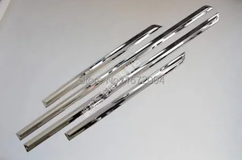 

Chrome Stainless Steel Side Door Body Molding Trim 4 Pcs Fit For VW Golf 7 MK7