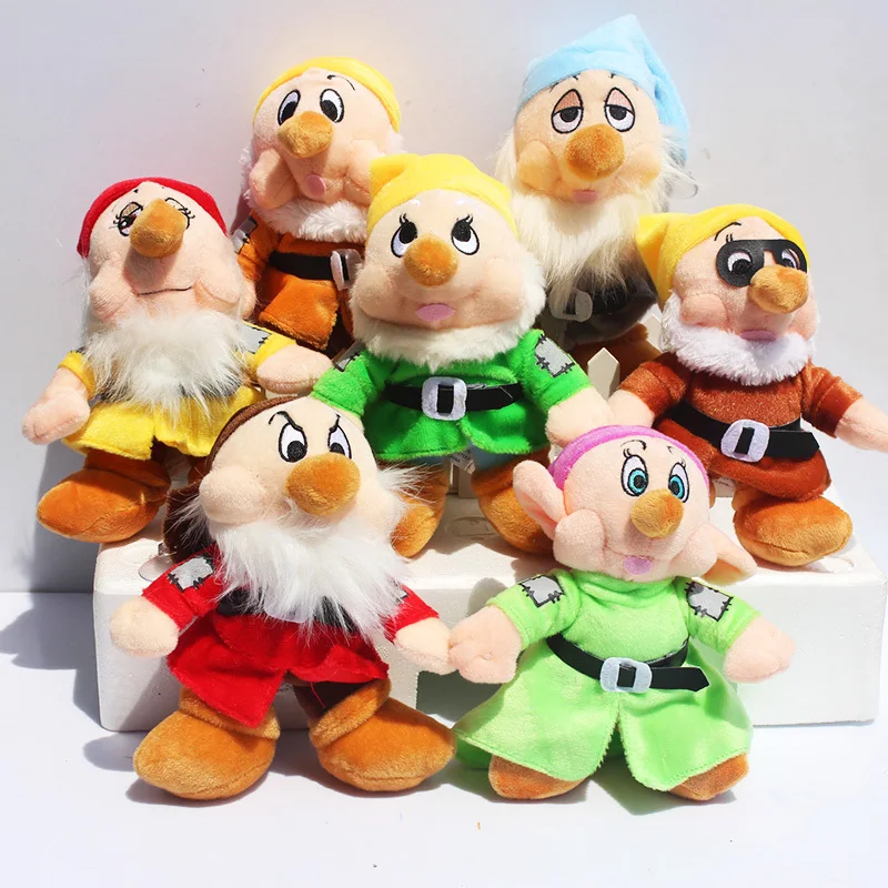 disney 7 dwarfs plush toys