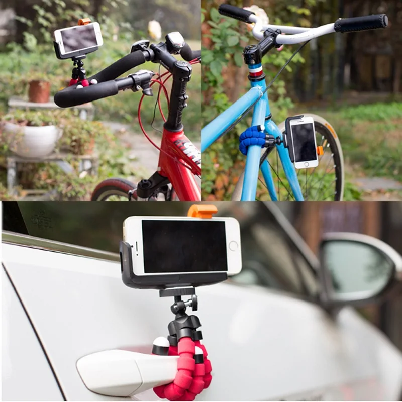 

Sponge Flexible Octopus Tripod For Phone with Phone Holder Tripod for iPhone For Samsung Huawei For Xiaomi Lenovo Smart Mobile