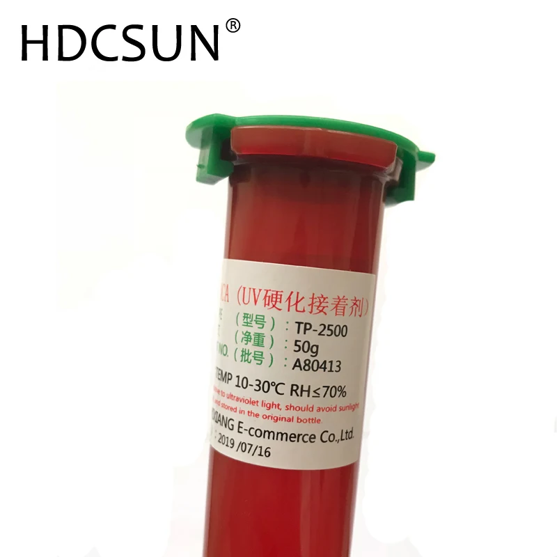 Жидкий клей для жидкого оптического клея HDCSUN жидкий прозрачный УФ tp 2500