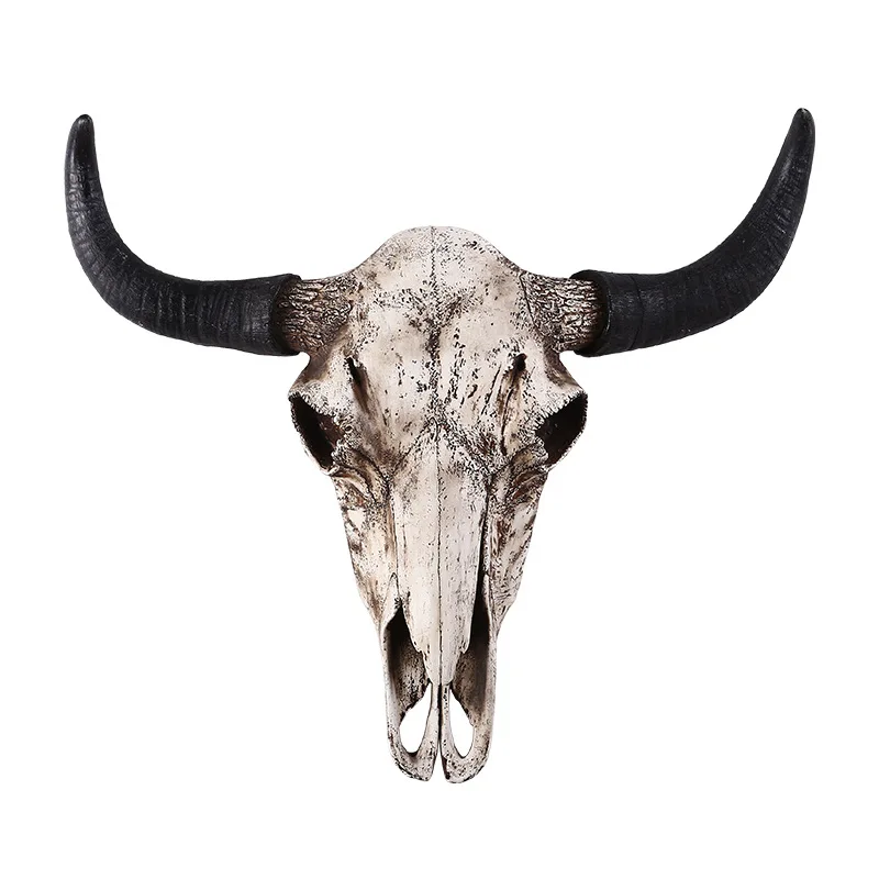 

American Wall Decoration Creative Home Decoration in Restoration Cattle Head Jewelry Bar Hotel in Western North America