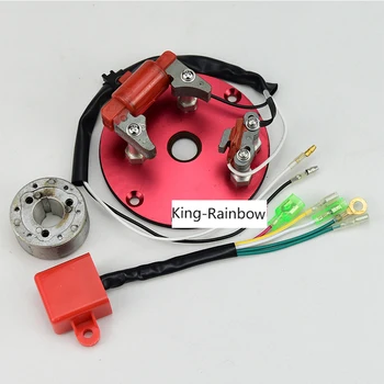 

New Racing Stator Magneto Racing Inner Rotor CDI Kit Red For 110 125 140cc Lifan YX Pit Dirt Bike