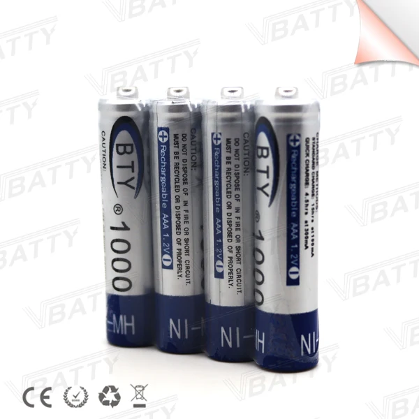 BTY AAA 1.2V NI-MH 1000mah 7
