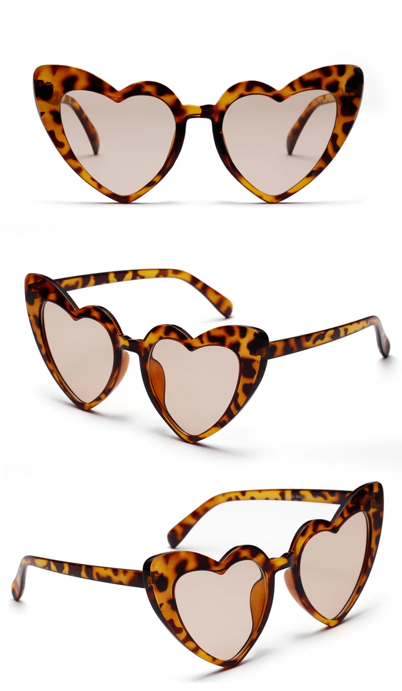Heart Shaped Sunglasses For Women detail (7)