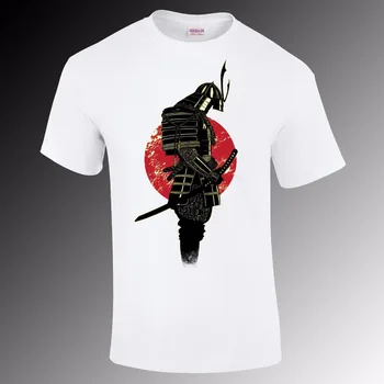 

2019 New Pure Cotton Short Sleeves Hip Hop Fashion O-Neck T-Shirt Samurai Martialer Arts Kendo Japan Karate Order T Shirt