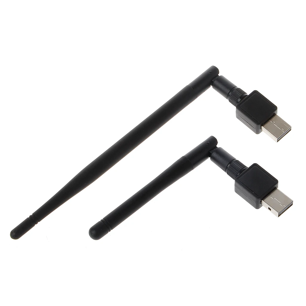 Мини USB Wifi адаптер 150 Мбит/с 2dB 5dB антенна сеть Lan Карта PC Wi-Fi приемник Беспроводной 802.11b/g/n Высокая Скорость Wi-Fi адаптер