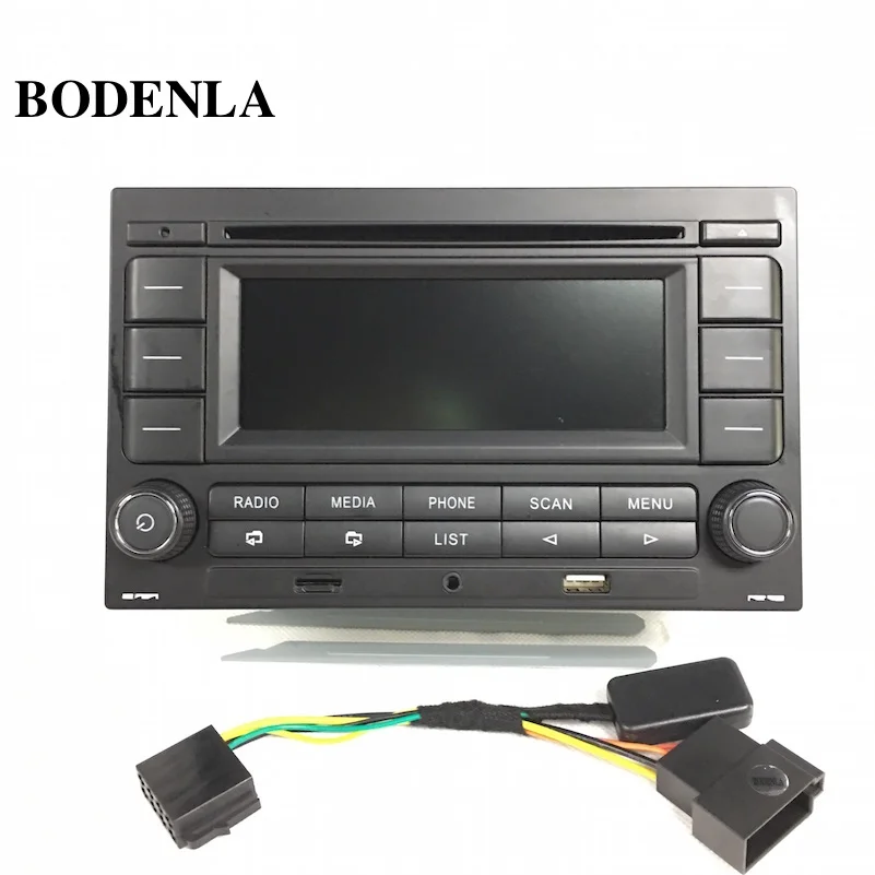 BODENLA Автомагнитола RCN210 CD-плеер USB MP3 AUX Bluetooth для VW Golf Jetta MK4 Passat B5 Polo 9N