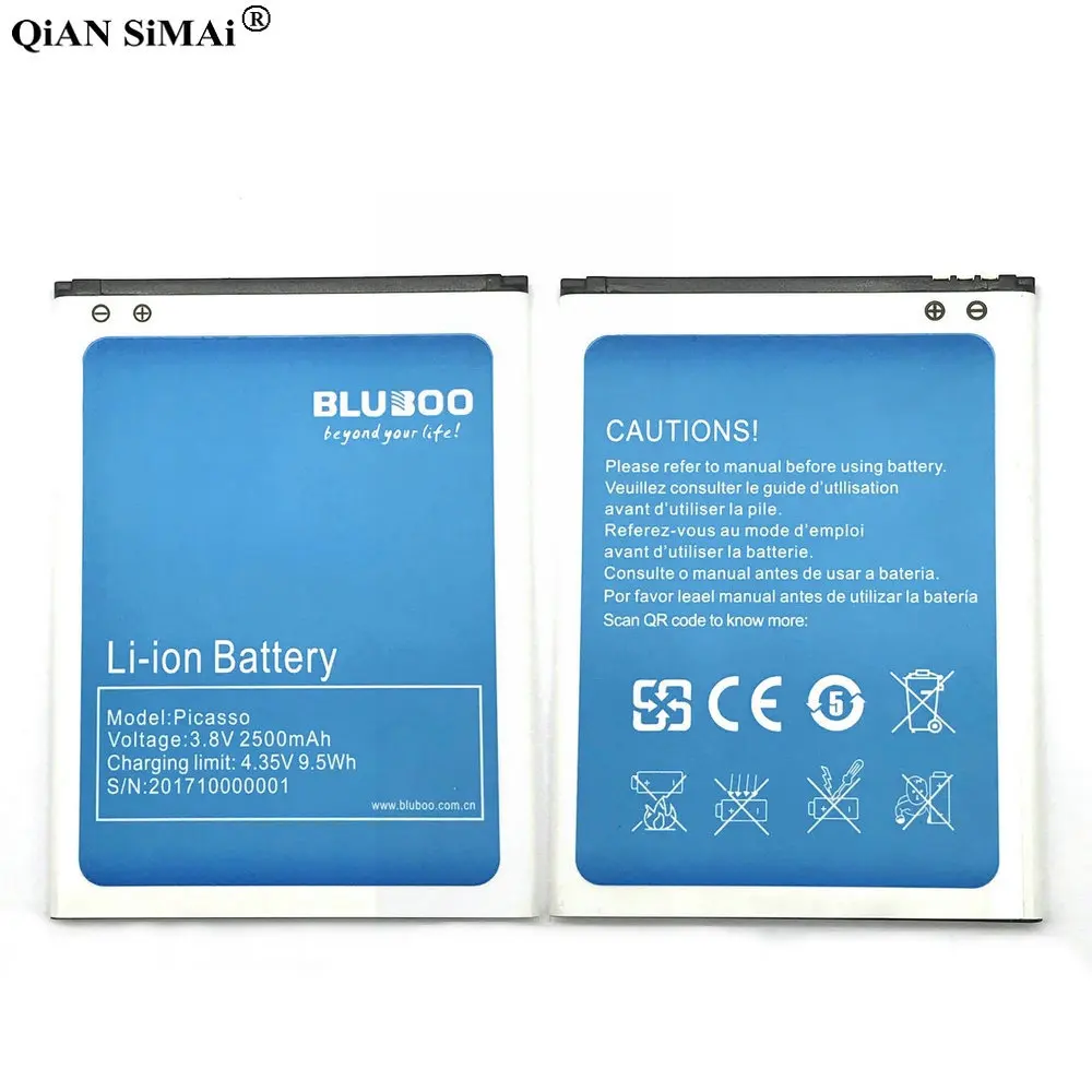 

New High Quality Picasso 2500mAh battery For Bluboo Picasso phone
