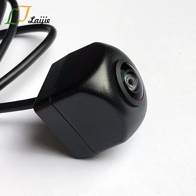 

Laijie 12V Fisheye Camera With 6 Meters Video Cable And Power Wires / HD Backup Rear View Parking Camera For Android Big Screen