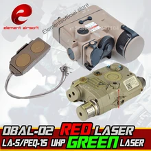 Набор аксессуаров для элементов включает LA-5/PEQ-15 LA-SC UHP зеленый лазер двойной пульт дистанционного управления DBAL-D2 ИК лазер DBAL-EMKII оружие