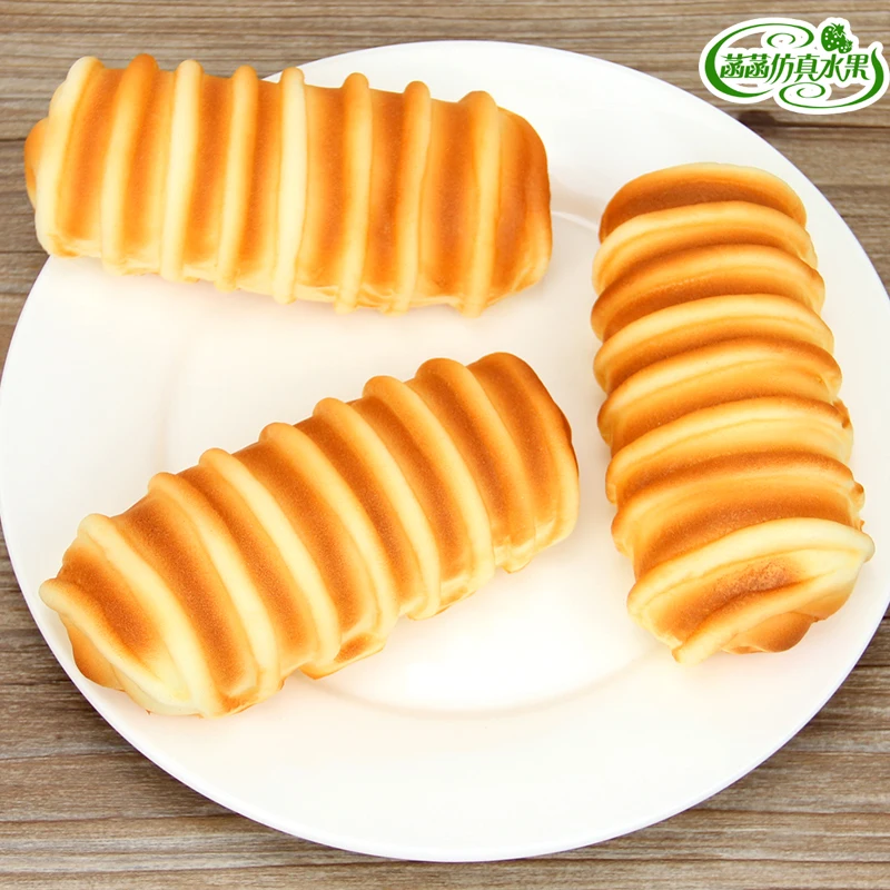 

Bread PU fake cake model film props early learning toy kitchen cabinet decoration