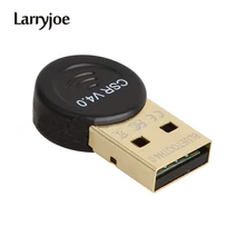 Larryjoe Портативный USB Bluetooth 4,0 Низкоэнергетический адаптер для ПК, беспроводной ключ клавиатура Поддержка мыши все Windows 10 8,1 8 7 XP