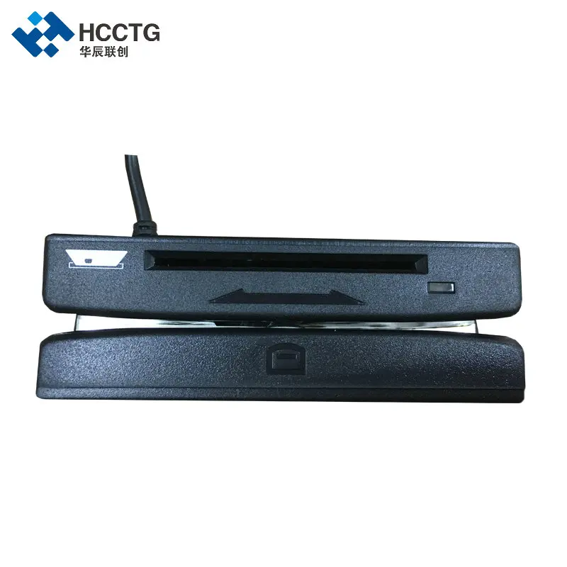 Programmable USB Magnetic Stripe MSR IC Chip Card Reader HCC-100