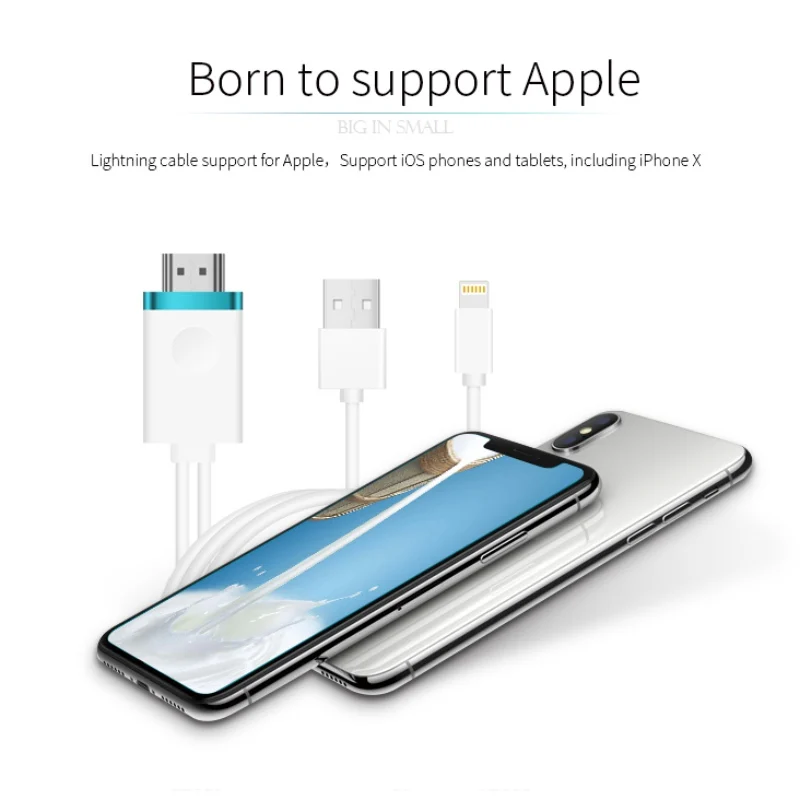 Универсальный USB в HDMI цифровой av кабель для телефона планшета на большой экран