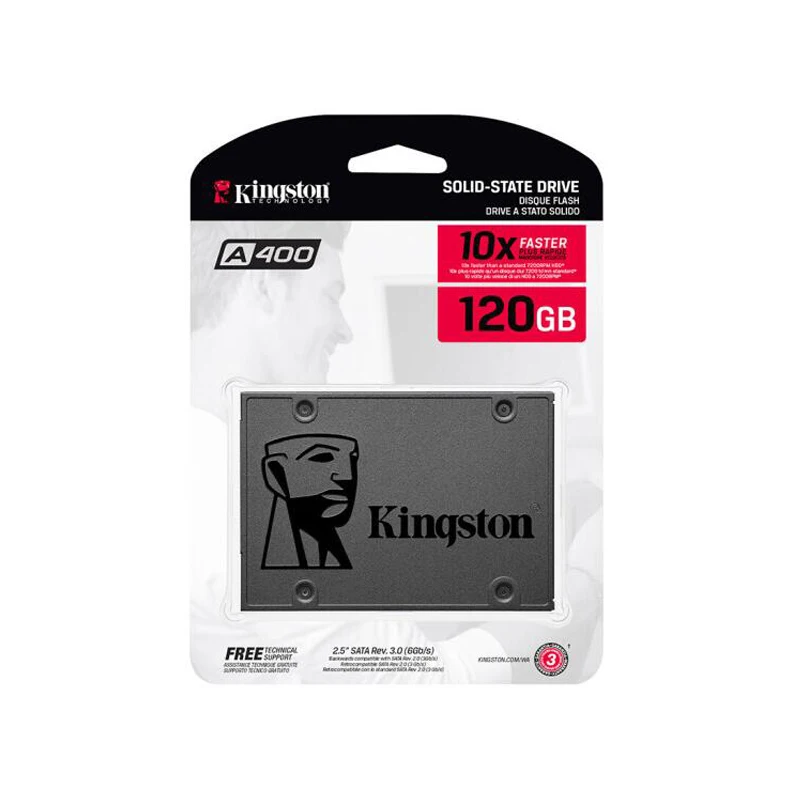 kingston Digital A400 SSD SATA 32,5 дюйма Внутренний твердотельный диск HDD жесткий диск HD SSD ноутбук PC 120G 240G 480G