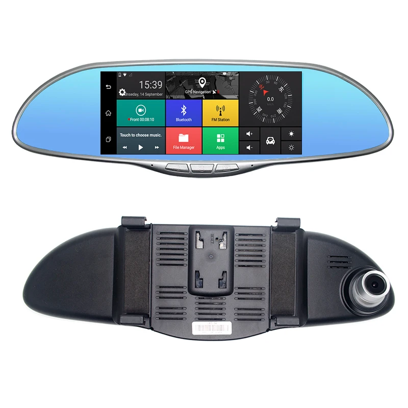 Car DVR Dash Cam 7" Touch screen Android 5.0 GPS Navigation Bluetooth