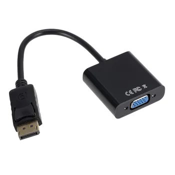 

DisplayPort Display Port DP to VGA Adapter Cable Male to Female Converter for PS4 PC Computer Laptop HDTV Monitor Projector
