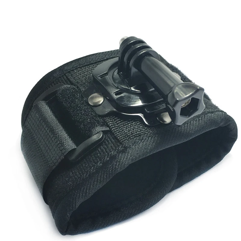

New universal adjustable 360 degree rotating all-around fixed wristband GoPro Hero 4/3 + / 3/2 / sports camera wrist strap