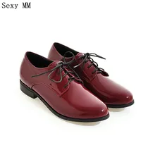 Обувь На Шнуровке; женские туфли-оксфорды; лоферы на плоской подошве; женская повседневная обувь на плоской подошве; высокое качество; большие размеры 34-40, 41, 42, 43, 44, 45, 46, 47, 48