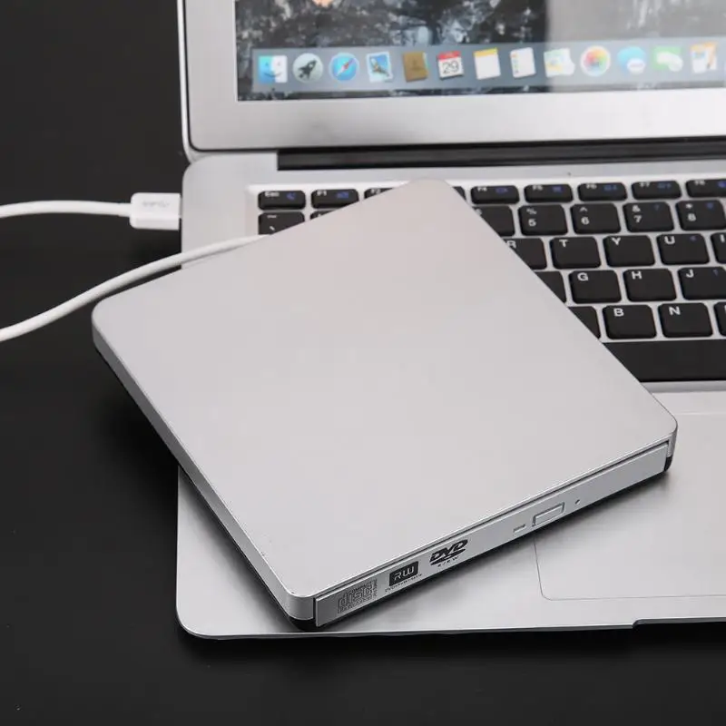 USB3.0 тонкий внешний CD DVD-RW DVD Писатель Привод для ПК Mac ноутбук
