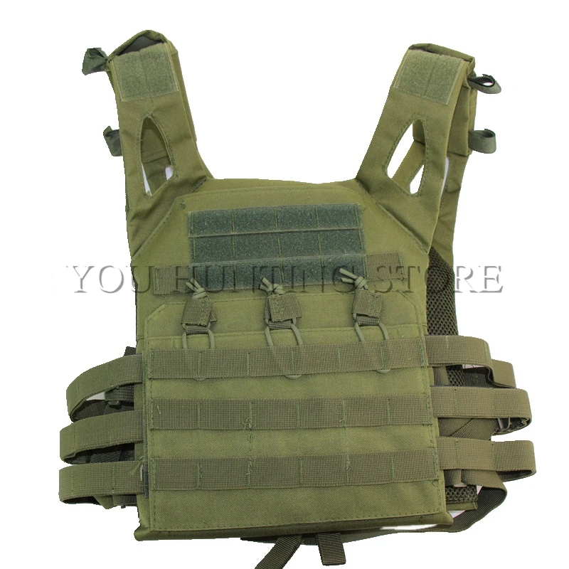 Placa de Proteção Colete para Paintball ao ar Livre Molle Colete Versão Simplificada Tático Caça Combate Peito Carrie cs Jogos Jpc