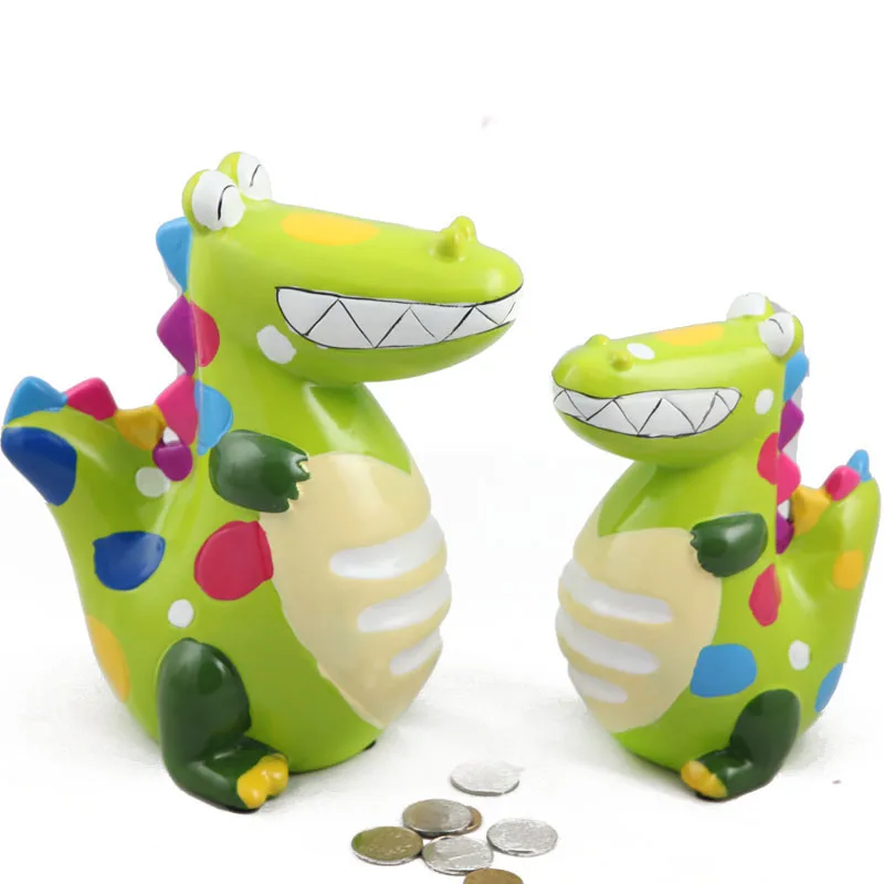 Creative Cartoon Dinosaur Children Money Box Ceramic Piggy Bank for