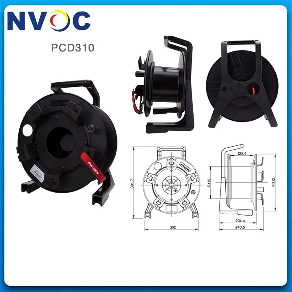 

100-300-500M OEM Portable Cable Reel for Armored Tactical Cable,Portable Telecom Outdoor Military Retractable Fiber Cable Reel