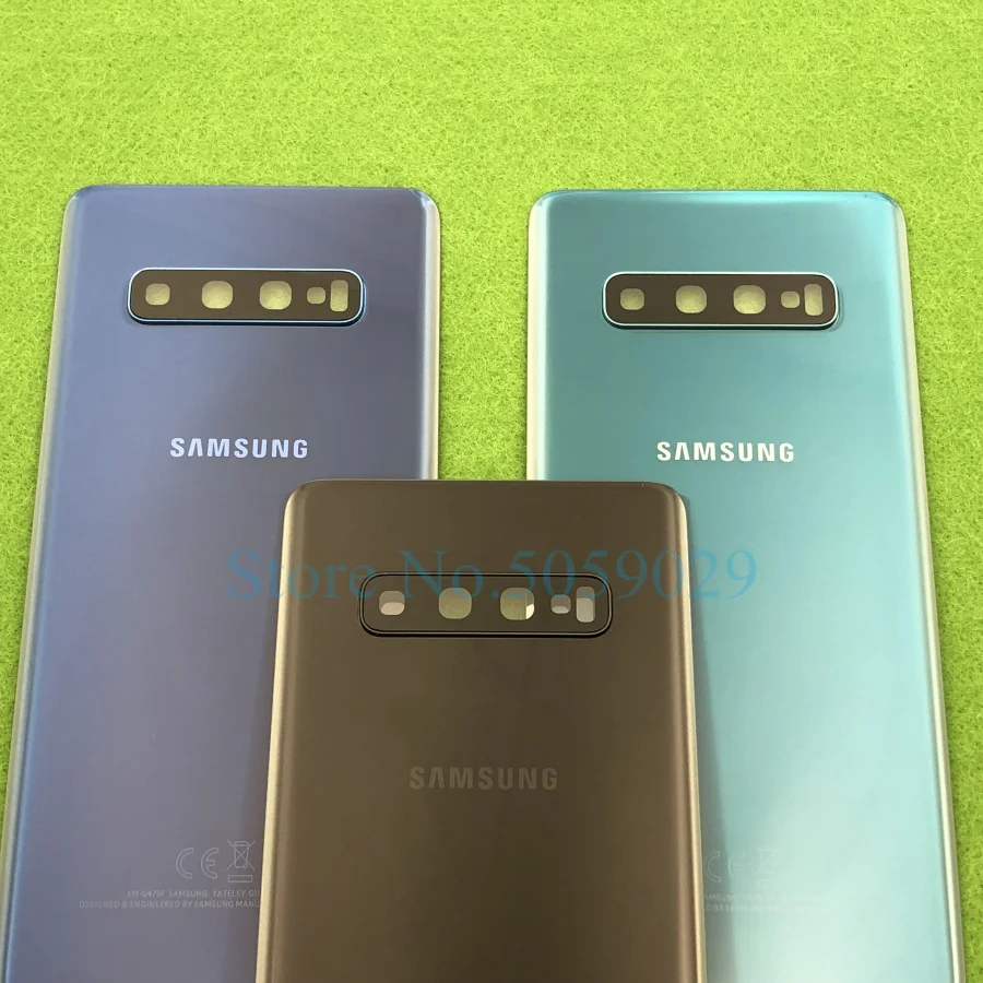 S10 + оригинальная задняя крышка батарейного отсека стеклянный корпус для Samsung Galaxy