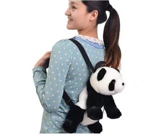 Около 34 см Милая панда плюшевая игрушечная Панда Дизайн Рюкзак Рождественский подарок w8818