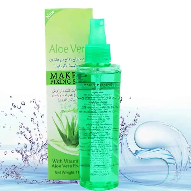 Aloe Vera Extract Make Up Setting Spray Oil control Makeup Natural Long
