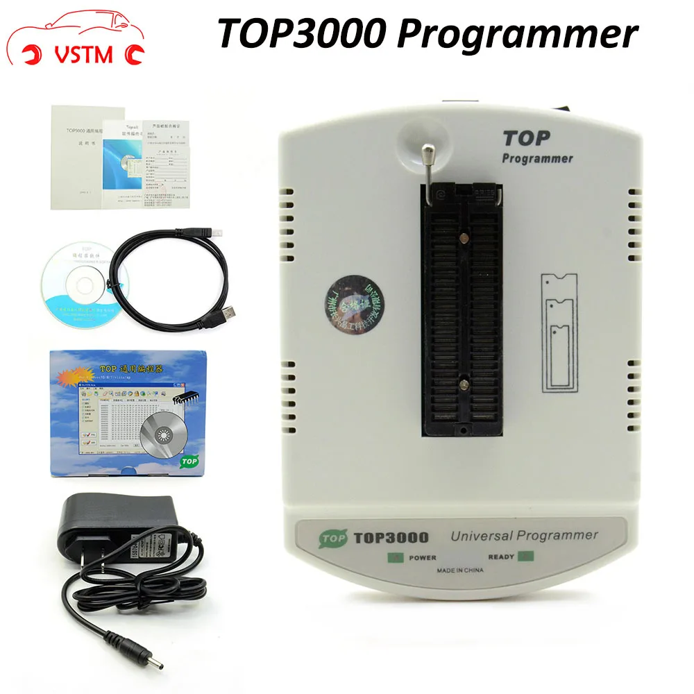 

VSTM TOP3000 Universal Programmer for MCU and EPROMs programming TOP 3000 USB Universal ECU Chip Tunning support