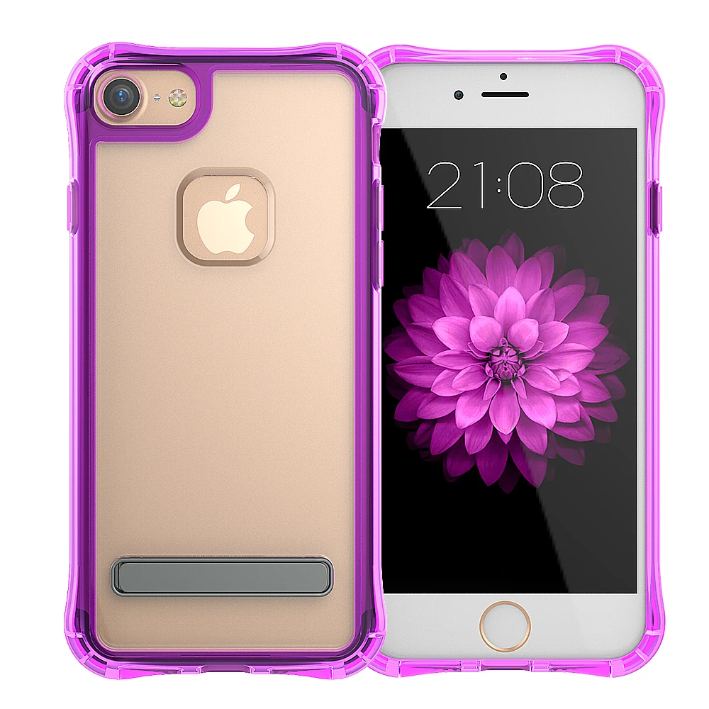 Heyqie For iPhone 7 Plus Case Shiny Clear Acrylic PC Back Phone Cover