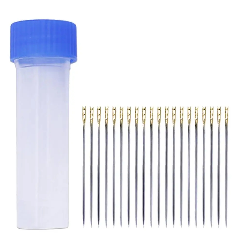 

C01-006-0009 Metal Hollow Single Pointed Knitting Needle Sweater Staight Needle Weave Craft Yarn Stitches
