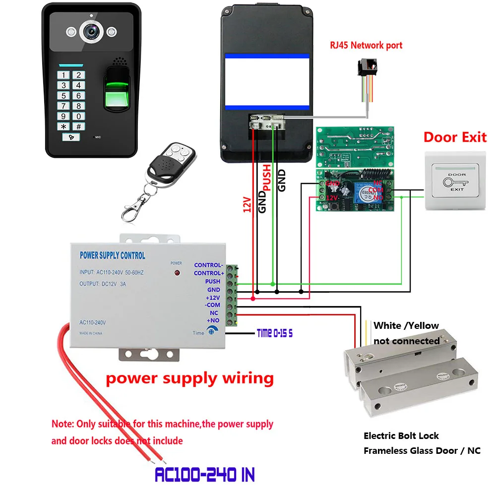 HD 720 P Беспроводной WI-FI RFID пароль видео-телефон двери Дверные звонки домофон Системы Ночное видение + аудио домофоны