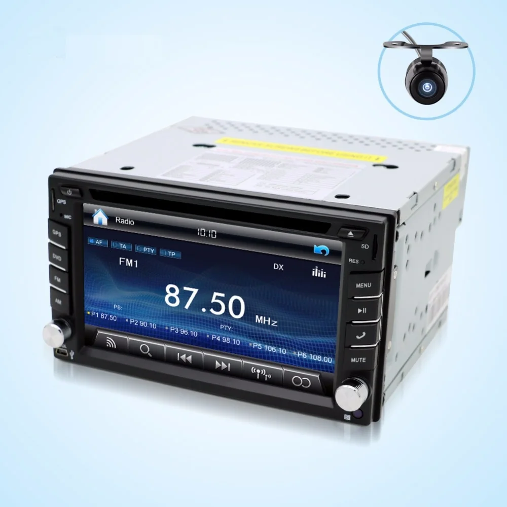 2 DIN stereo auto car dvd player gps navigator/dvd player/radio tuner