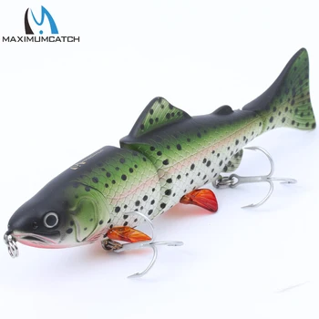 

Maximumcatch Life-like 3 Jointed Section Swimbait Fishing Lures Hard Fishing Lures With VMC Hooks Crankbait Artificial Bait